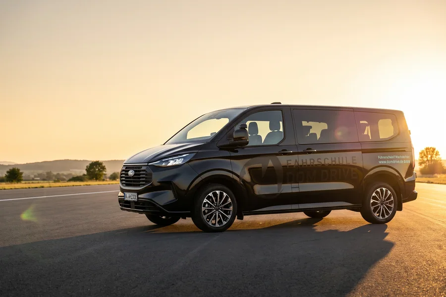 Ford Tourneo Custom der Fahrschule Dom Drive